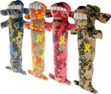 Multipet Loofa Dog Support Our Troops 18" Plush Dog Toy (Assorted Styles)