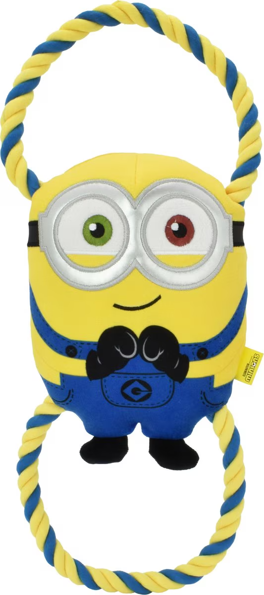 Multipet Minions® Bob Double Tug With Rope Dog Toy - 10