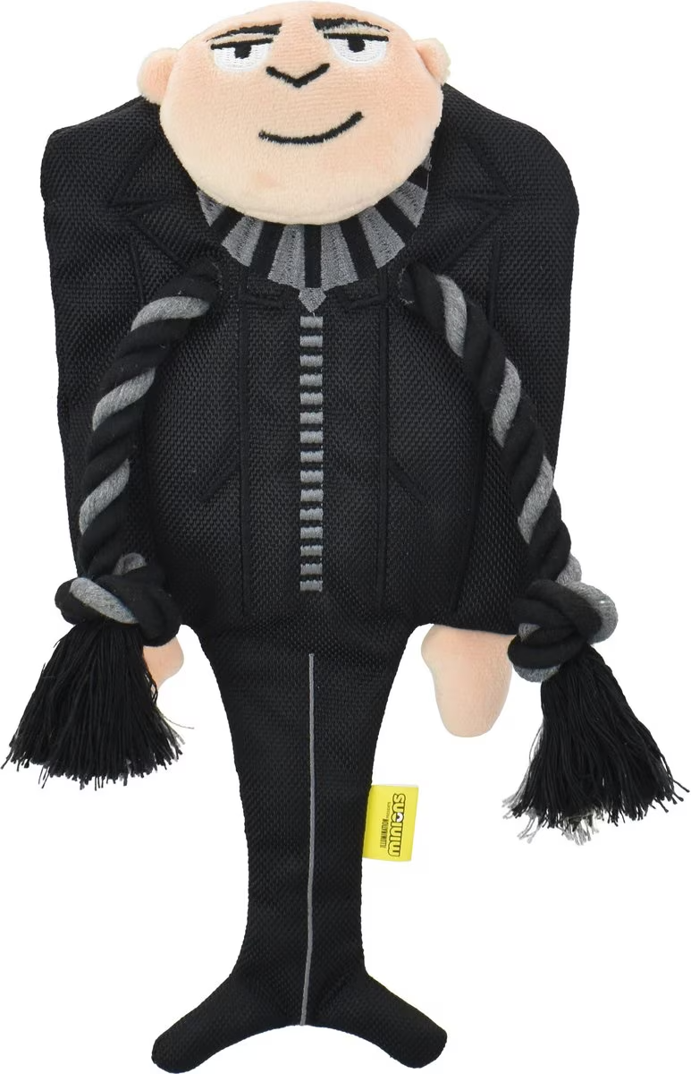 Multipet Minions® Gru with Rope Scarf Plush Dog Toy - 11.5