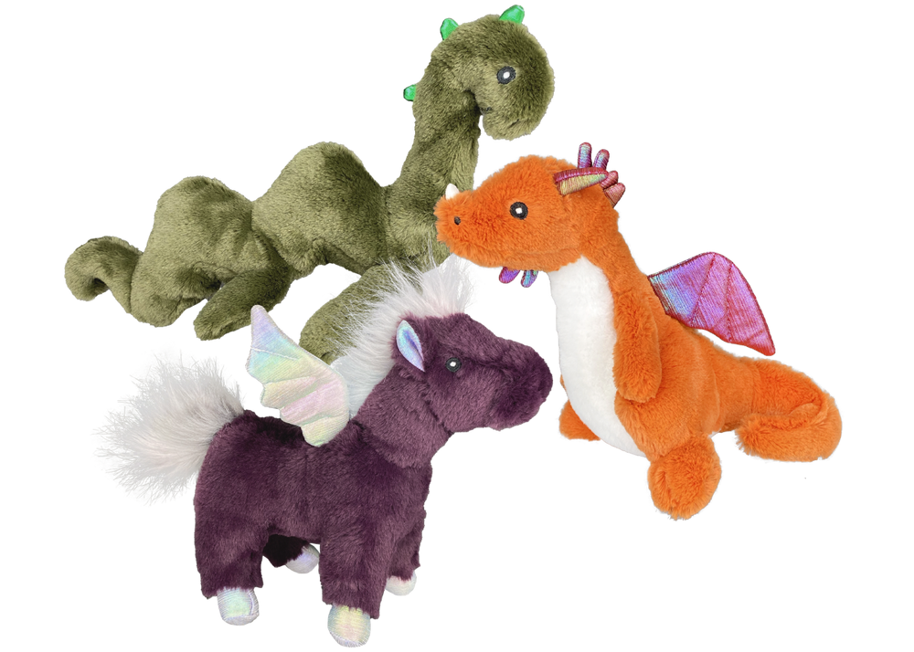 Multipet Pet Envy Mythical Creatures Plush Dog Toy - 13"