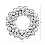 Vickerman Shiny and Matte Ball Wreath