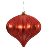 Vickerman 5.7" Onion Christmas Ornament UV, Red, Matte