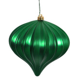 Vickerman 5.7" Onion Christmas Ornament UV, Green, Matte