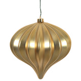 Vickerman 5.7" Onion Christmas Ornament UV, Gold, Matte