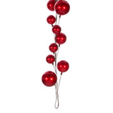 Vickerman 10' Assorted Ball Branch Garland - 2.4", 3" & 4" Balls