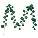 Vickerman 10' Pearl Branch Ball Garland, Green
