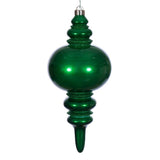 Vickerman 13" Candy Glitter Finial UV, Green
