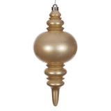 Vickerman 13" Candy Glitter Finial UV, Gold