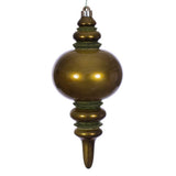 Vickerman 13" Candy Glitter Finial UV, Olive