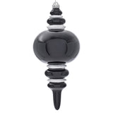Vickerman 13" Candy Glitter Finial UV, Black