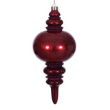 Vickerman 13" Candy Glitter Finial UV, Wine
