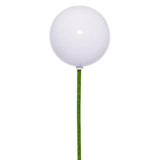Vickerman White Ball Ornament, 3", Pearl, 12 per Bag