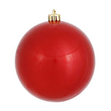 Vickerman Red Ball Ornament, 3", Candy, 12 per Bag