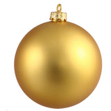 Vickerman Gold Ball Ornament, 2.75", Matte, 12 per Bag