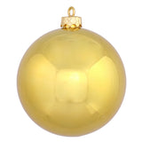Vickerman Gold Ball Ornament, 2.4", Shiny, 24 per Bag