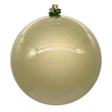 Vickerman Champagne Ball Ornament, 3", Pearl, 12 per Bag