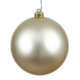 Vickerman Champagne Ball Ornament, 2.4", Matte, 24 per Bag