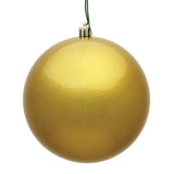 Vickerman Gold Ball Ornament, 3", Candy, 12 per Bag