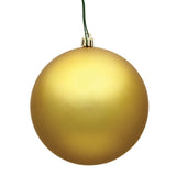 Vickerman Gold Ball Ornament, 2.4", Matte, 24 per Bag