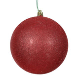 Vickerman Red Ball Ornament, 2.4", Glitter, 24 per Bag