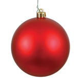 Vickerman Red Ball Ornament, 2.4", Matte, 24 per Bag