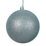 Vickerman Silver Ball Ornament, 2.4", Glitter, 24 per Bag
