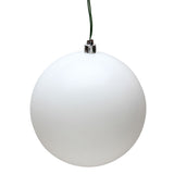Vickerman White Ball Ornament, 2.4", Matte, 24 per Bag