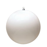 Vickerman White Ball Ornament, 2.4", Shiny, 24 per Bag