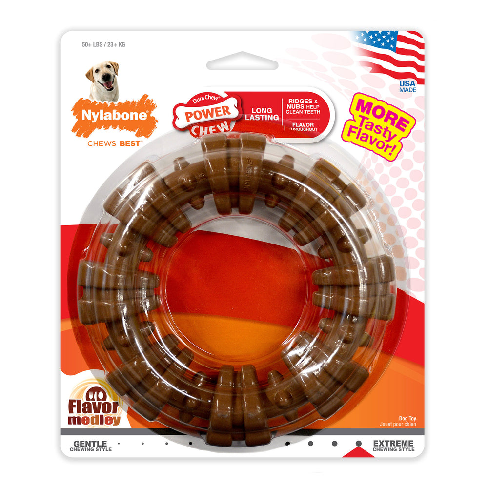Nylabone Power Chew Textured Ring - Souper