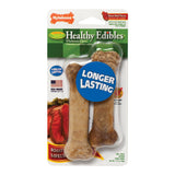 Nylabone Healthy Edibles Longer Lasting Dog Treats - Beef / Petite, 2 count