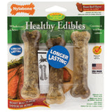 Nylabone Healthy Edibles Longer Lasting Dog Treats - Beef / Regular, 3 count