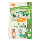 Nylabone Nutri Dent Limited Ingredient Dental Chews - Fresh Breath / Small, 28 count