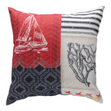 Nautical Wonder & Ship Climaweave Throw Pillow 18" x 18" By Manual Woodworkers & Weavers