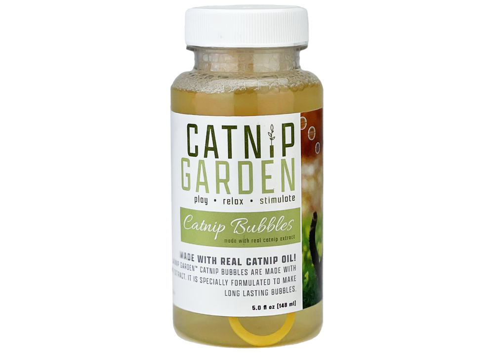 Multipet Catnip Garden Bubbles Cat Toy - 5oz