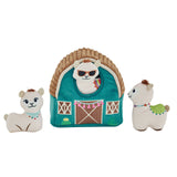 Outward Hound Hide A Llama Plush Dog Toy - Teal