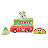 Outward Hound Hide A Taco Plush Dog Toy - Red / Green