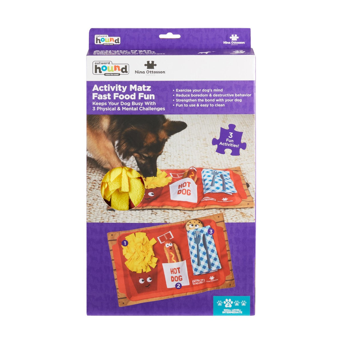 Outward Hound Activity Matz Dog Puzzle Mat (2 Styles Available)