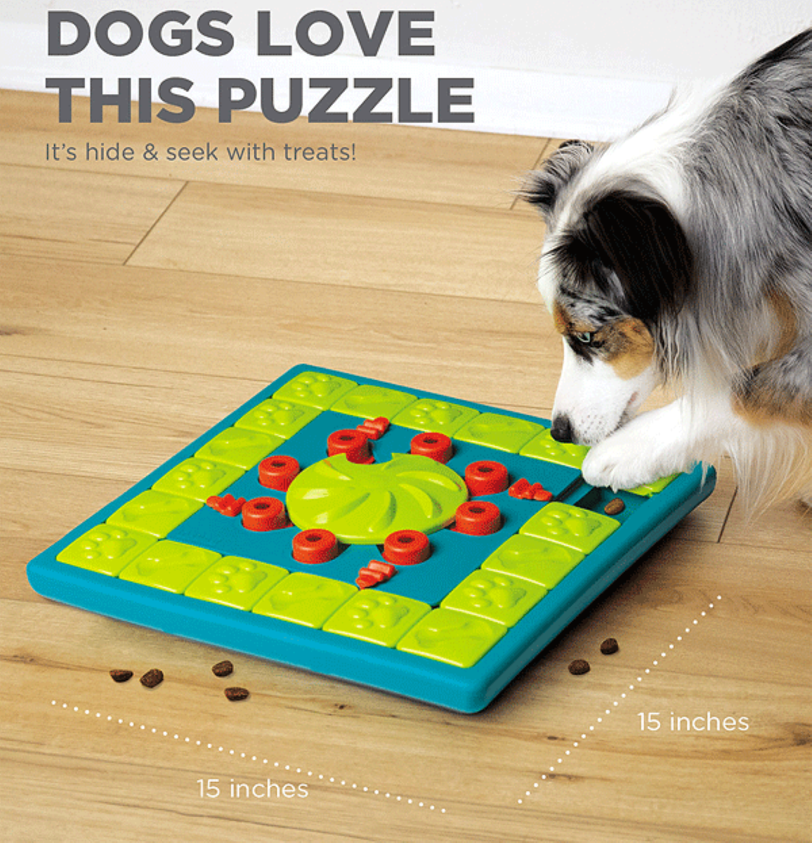 Outward Hound MultiPuzzle Dog Treat Puzzle Toy Game