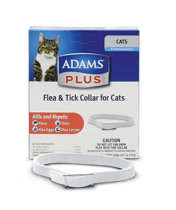Pet Stores USA Adams Plus Flea and Tick Collar for Cats and Kittens (Breakaway Collar)