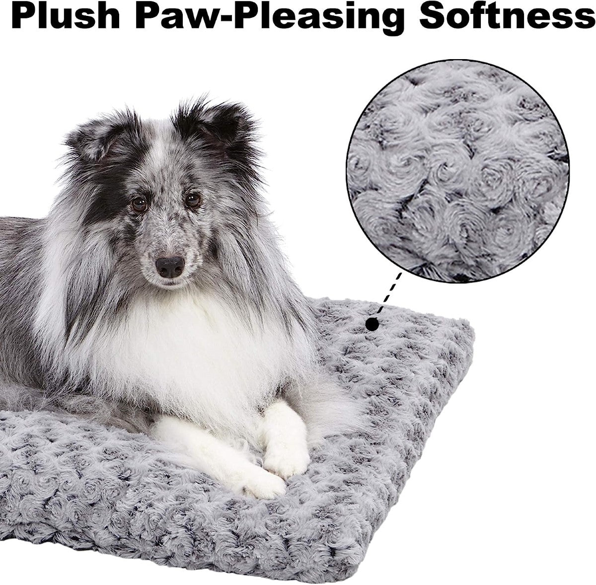 Midwest Quiet Time Ombre Swirl Dog Crate Bed