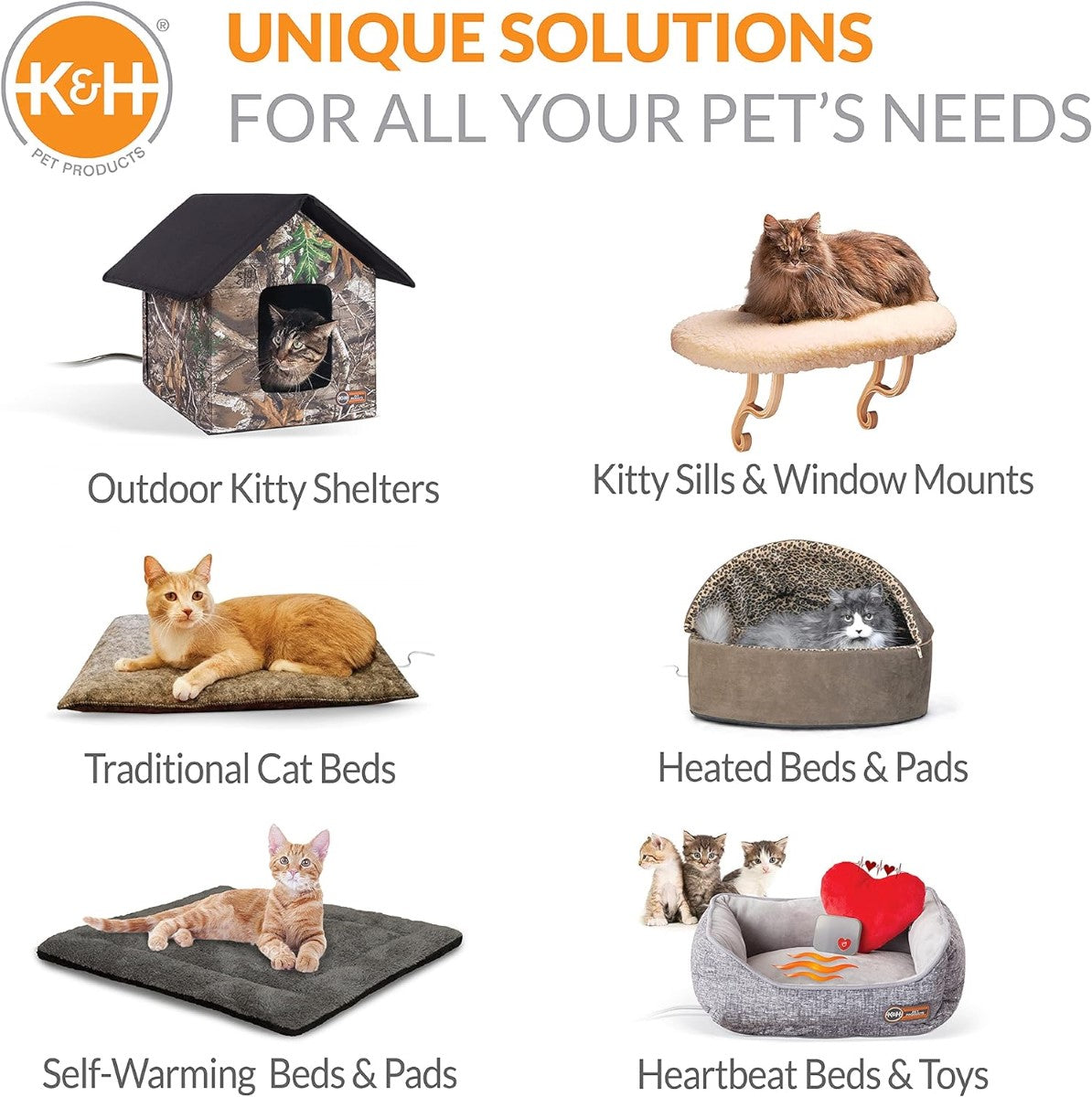 K&H Pet Products Thermo-Lookout Heated Cat Pod