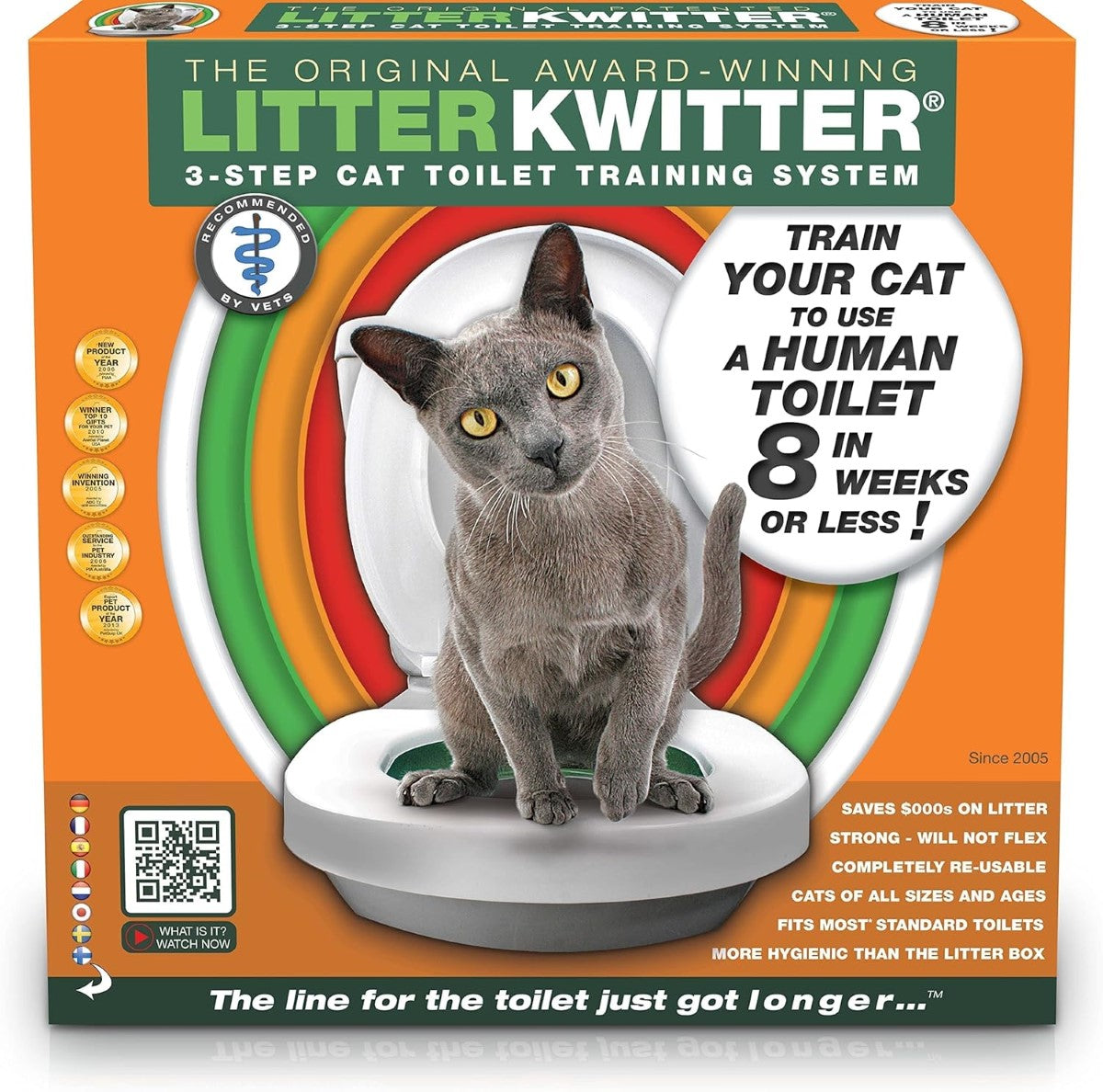 Litter Kwitter Cat Toilet Training System