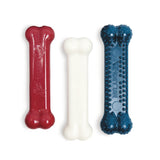 Nylabone Power Chew Variety Pack, Chicken, Bacon & Peanut Butter Flavored Dog Chew Toys, Small, 3 Count
