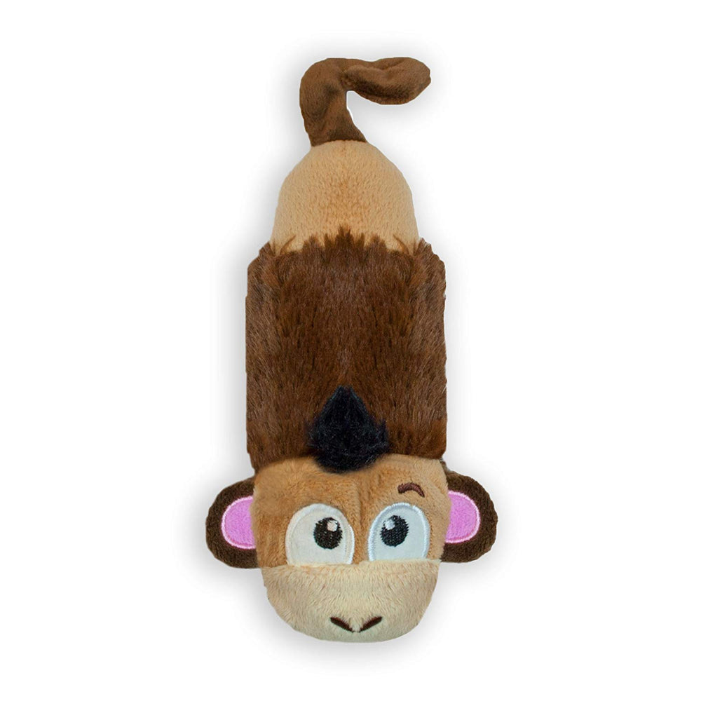 Petstages Stuffing Free Lil' Squeak Monkey - Brown / Yellow