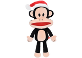 Multipet Holiday Paul Frank Julius With Santa Hat Plush Dog Toy (Multiple sizes available)
