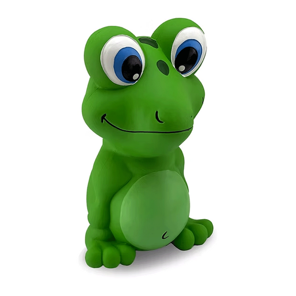 King Wholesale PetSport NatureFlex Frog Rubber Dog Squeaker Toy (2 Sizes Available)