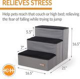 Pet Stair Steps With Storage by K&H Pet Products
