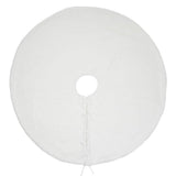 Vickerman Decorative Snow Fox Christmas Tree Skirt, 60"