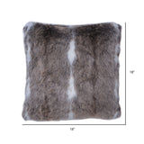 Vickerman Decorative Snow Mink Pillow