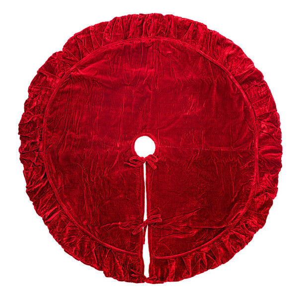 Vickerman Vickerman Plush Velvet Christmas Tree Skirt (Multiple Sizes Available)